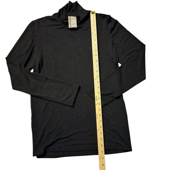 Anthropologie Dolan Left Coast Large Black Mock Neck Stretch Top Quiet L… - Picture 6 of 7